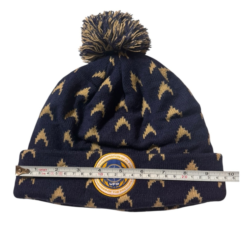 Star Trek Starfleet Academy United Federation of Planets Navy Winter Hat, Beanie - Picture 6 of 8